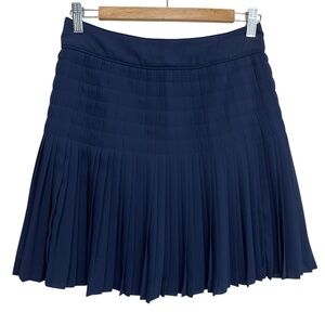J. Crew Pleated Mini Skirt - Navy Blue - Size 0